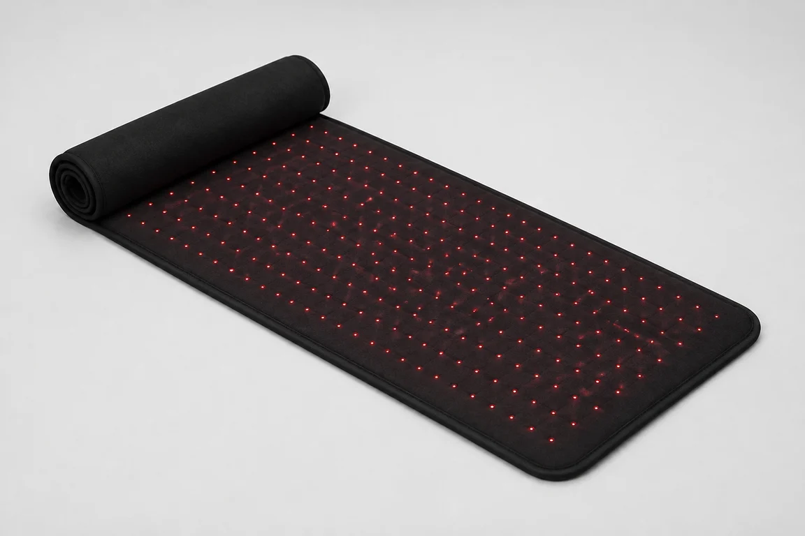 Original concept rendering of a partially rolled flexible LED mat