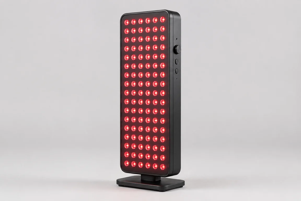 Original concept rendering of a tall graphite light panel