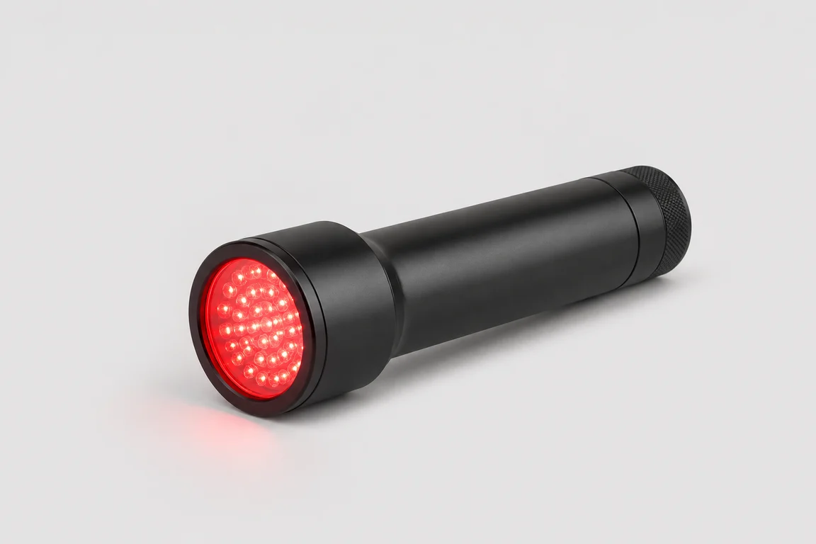 Original concept rendering of a compact cylindrical handheld light